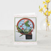 De kaart van de Nota van de orchidee (Gele Bloem)