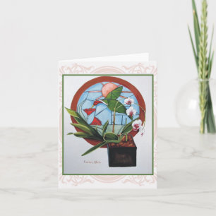 De kaart van de Nota van de orchidee