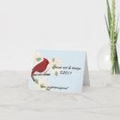 De Kaart van de Nota van de Waterverf van de (Achterkant)