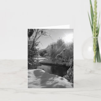 De Kaart van de Nota van de Zon van de winter,