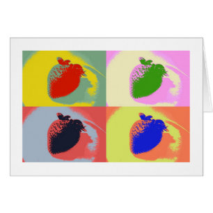 De Kaart van de Nota van het Pop-art van de
