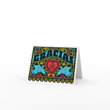 De Kaart van de Nota van Papel Picado van