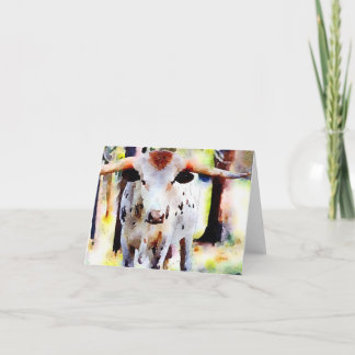 De Kaart van de Nota van Texas Longhorn