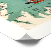 De kaart van de Outer Banks Print (Hoek)