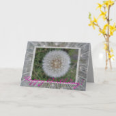 De Kaart van de paardebloem (Gele Bloem)