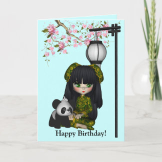 De Kaart van de Panda van Doll van China van