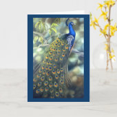 De Kaart van de pauw (Gele Bloem)