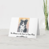 De Kaart van de Pensionering van Corgis van het (Achterkant)