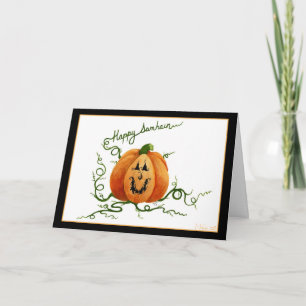 De Kaart van de Pompoen van Samhain