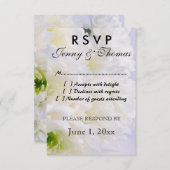 De Kaart van de Reactie RSVP (Voorkant / Achterkant)