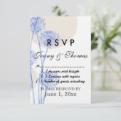 De Kaart van de Reactie RSVP (Staand voorkant)