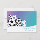 De Kaart van de Reactie van de Voetbal met Keuze v (Achterkant)