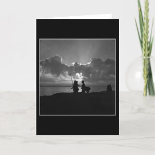 De Kaart van de SCHEMERING van de PRET (zwarte