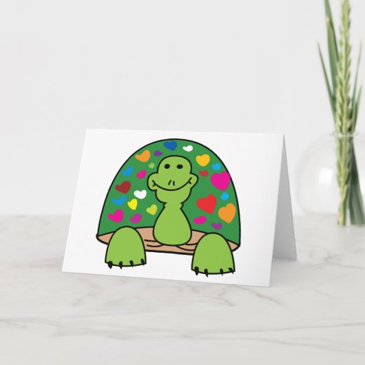 De Kaart van de Schildpad van harten (Voorkant)