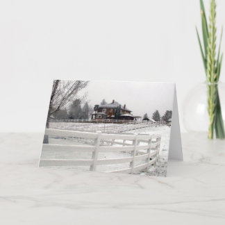 De Kaart van de Sneeuw van Kerstmis