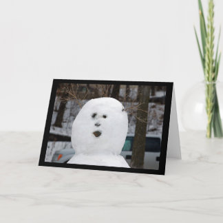 De Kaart van de sneeuwman