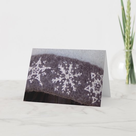 De Kaart van de sneeuwvlok (Voorkant)