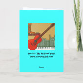 De kaart van de Stad van de muziek (Achterkant)