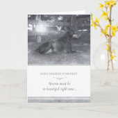 De Kaart van de Sympathie van Doberman - de Hemel (Gele Bloem)