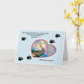 De Kaart van de Sympathie van het huisdier (Gele Bloem)