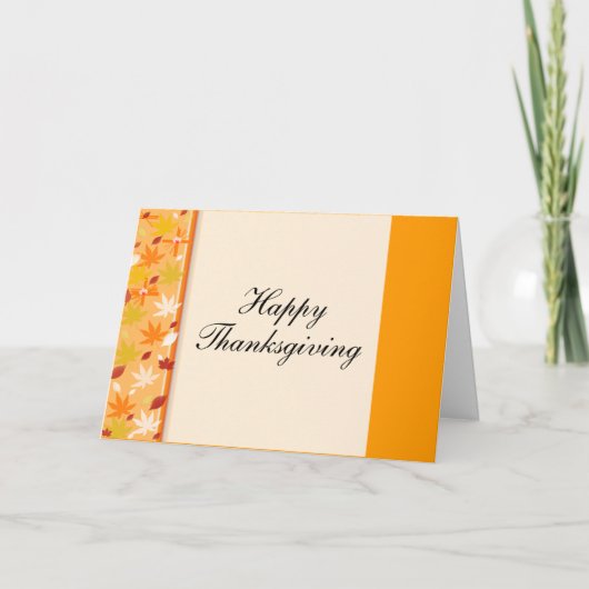 De Kaart van de Thanksgiving (Voorkant)