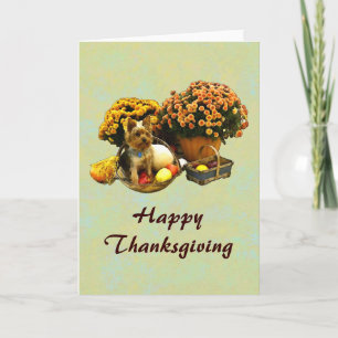 De kaart van de Thanksgiving van weinig Jong