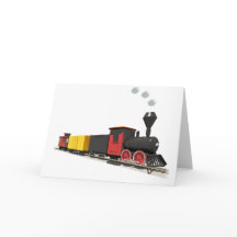 De kaart van de Trein van het speelgoed