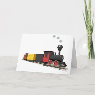 De kaart van de Trein van het speelgoed