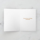 De Kaart van de Tribune van Cupcake van Kerstmis (Binnen)