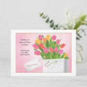 De Kaart van de Tulpen van Pasen (Staand voorkant)