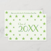 De Kaart van de Uitnodiging van de Partij van de D (Voorkant / Achterkant)