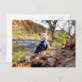 De Kaart van de Vakantie "Bigfoot" (Voorkant / Achterkant)