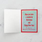 De Kaart van de Vakantie van de Cartoon van het (Binnen)