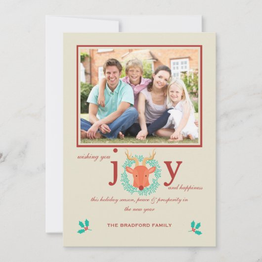 De Kaart van de Vakantie van de Foto van de (Voorkant)