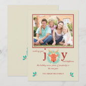 De Kaart van de Vakantie van de Foto van de (Voorkant / Achterkant)