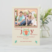 De Kaart van de Vakantie van de Foto van de (Staand voorkant)