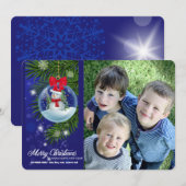 De Kaart van de Vakantie van de Foto van de (Voorkant / Achterkant)