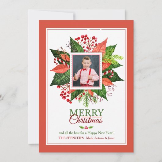 De Kaart van de Vakantie van de Foto van de Pracht (Voorkant)