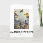 De Kaart van de Vakantie van de kangoeroe (Achterkant)