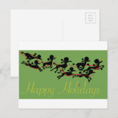 De kaart van de Vakantie van de poedel (Voorkant / Achterkant)