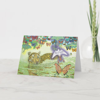 De Kaart van de Vakantie van de vrede