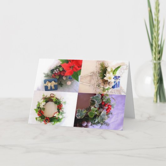 De Kaart van de Vakantie van de winter: "Ooit (Voorkant)