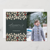 De Kaart van de Vakantie van het Document van de (Voorkant / Achterkant)