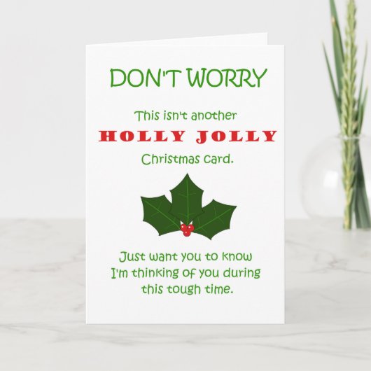 De Kaart van de Vakantie van Kerstmis (Voorkant)