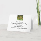 De Kaart van de Vakantie van Kerstmis van de otter (Achterkant)