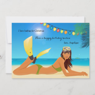 De Kaart van de Vakantie van Kerstmis van het