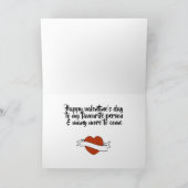 De kaart van de Valentijnsdag met het hart van het (Binnen)