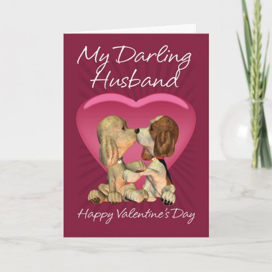 De Kaart van de Valentijnsdag van de echtgenoot (Voorkant)