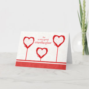 De Kaart van de Valentijnsdag van de kleindochter