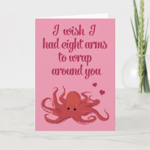 De Kaart van de Valentijnsdag van de octopus